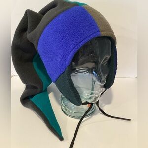 Mad Bomber Vintage 90s Fleece  Colorblock Ski Winter Hat